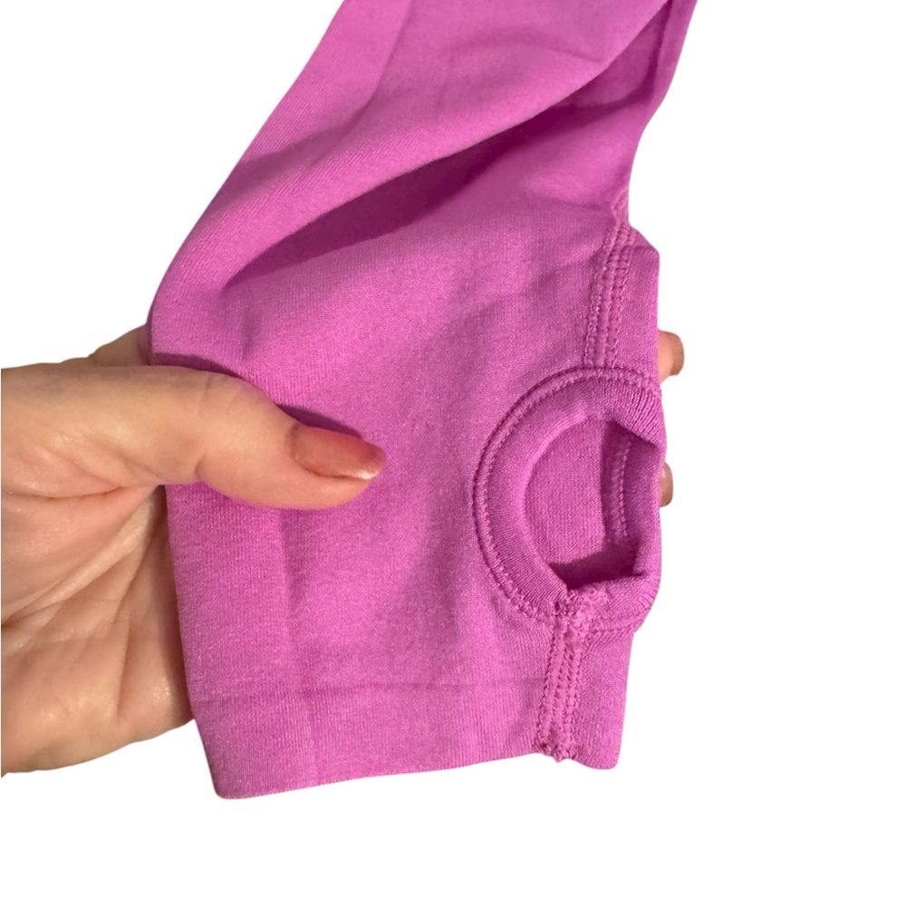 NWT Maidenform Sport Seamless Mock Top - Pink XLARGE #2 - Picture 6 of 8